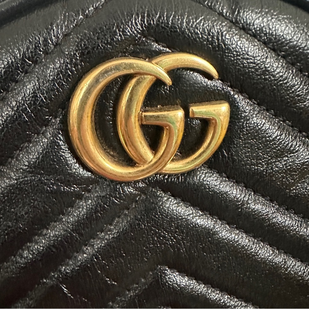 Gucci Azalea Matelasse Marmont Round Shoulder Bag - Picture 5 of 12